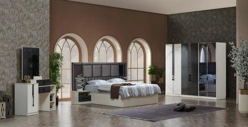 Schlafzimmer luxus doppelbett - luxus,