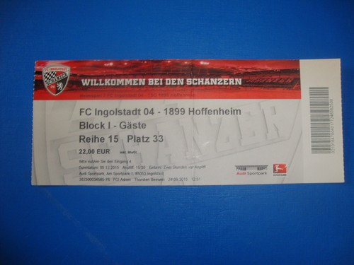 Ticket fc ingolstadt - fc,