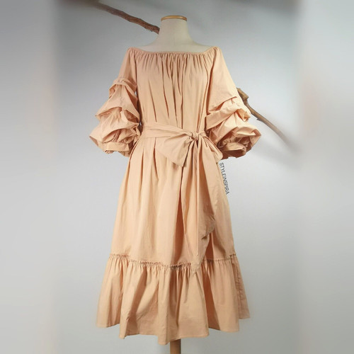 Zara kleid midikleid - 🧡,