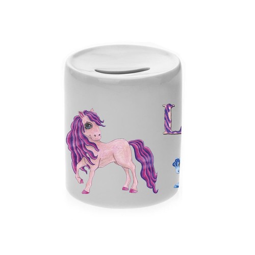 Spardose kinder pony mit - spardose,