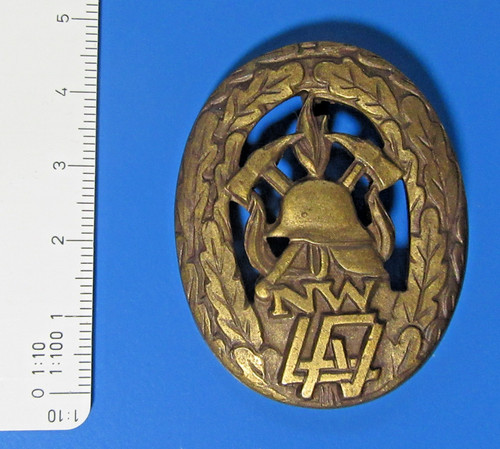 Vintage bronze feuerwehr - bronze,