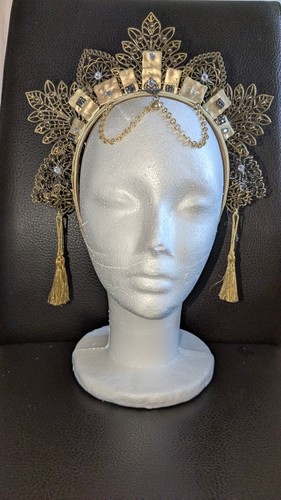 Gold kopfschmuck headpiece - gold,