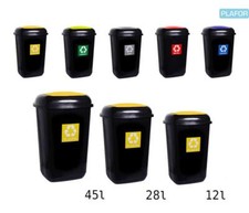 Mülleimer für Mülltrennung Mülltrennsystem Mülltrenner Sortierer Abfallsammler
