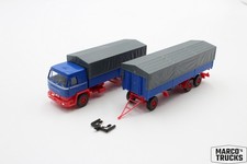 Roskopf Büssing BS16 S Hängerzug 2a/3a blau/rot/grau 1:87 /RS388