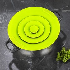 HI - Überkochschutz Spritzschutz aus Silikon – Überlaufschutz für Töpfe Pfannen