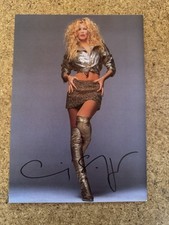 Claudia Schiffer Autogrammkarte Handsigniert Original !!! RAR !!!