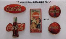 " COCA COLA  Pin`s " 5 verschiedene