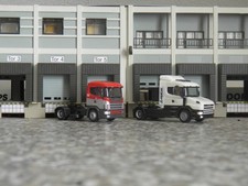 Herpa 1:87 - Konvolut 030 -  2 * Scania 2-achs Sattelzugmaschinen - Arcese+Laabs