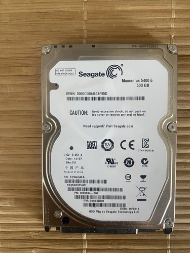 Seagate momentus 5400 500gb - 5400.6,