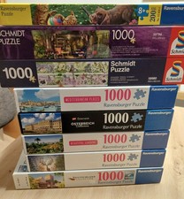 Konvolut Puzzle  7 x 1000 und