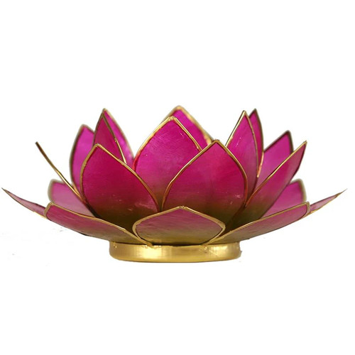 Lotus teelichthalter aus - lotus,