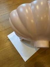 Villeroy & Boch Waschtisch Muschelform rosa matt Vintage 44cm