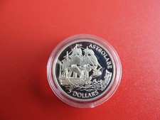 * Niue 5 Dollars 1992 Silber   * Astrolabe (Schub3)