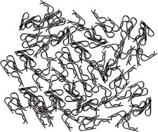100 Stück Schwarze Universal