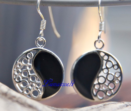 Yin yang ohrringe mit - ohrringe,