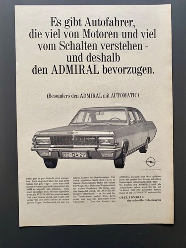 1966 opel admiral - 1966, der