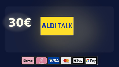 Aldi talk guthaben - 30€, /