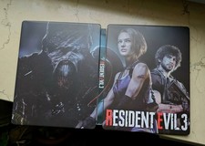Resident Evil 3 Nemesis Custom Steelbook Leer Ohne Spiel PS4/PS5/PC/XBOX 