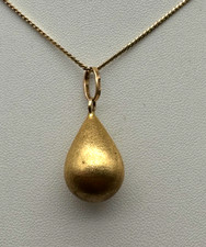 750 Gold Anhänger Birne in 18