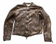 Giorgio Brato Taupe Lederjacke Gr50