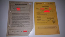 Fahrzeugbrief KFZ Brief 1972