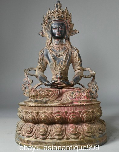 Tibet buddhismus bronze - 14.8",