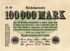 Ro 90b 100000 Mark 1923 FZ:N