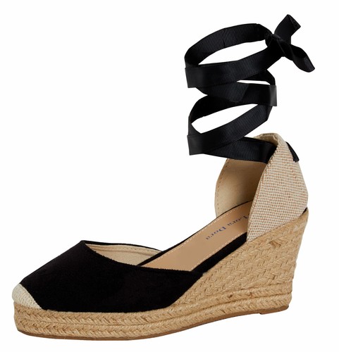 Damen espadrille keilabsatz - espadrille,