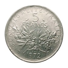 1972 Frankreich 5 Francs