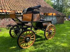 Bis 16-10-2025 zu verkaufen: 'Van den Heuvel' Pferdekutsche mit Holzrädern