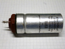 Becherelko  50µF + 50µF 350/385V - Frako - 66mm H x 30 mm Ø                  #BT
