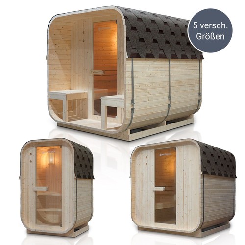 Fasssauna sauna outdoor - outdoor, fichte