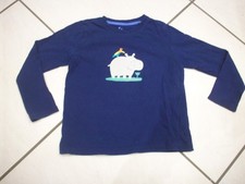 ☆ Shirt  ☆Langarm☆ Gr. 110/116 ☆ Lupilu ☆ dunkelblau ☆ Motiv Druck ☆TOP ☆