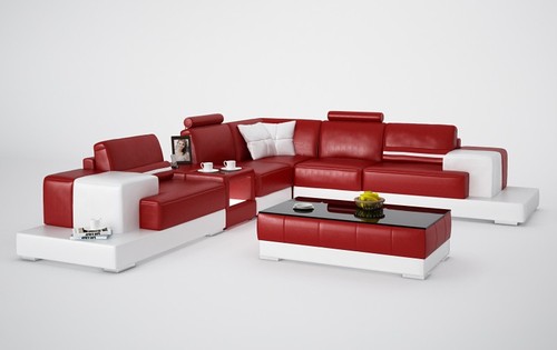 Ledersofa couch wohnlandschaft - ledersofa,