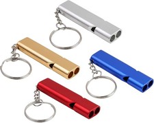 4 Stück Trillerpfeife Laut Notfall, Signalpfeife, Notfallpfeife, Emergency Whist