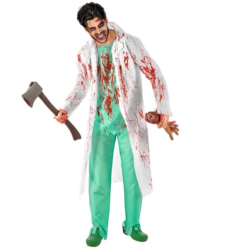 Kostüm zombie chirurg - kostüm,