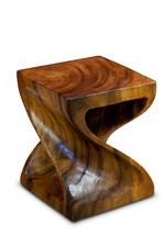 Holz beistelltisch twist - beistelltisch, suar