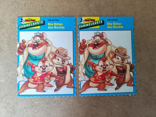 Micky maus sammelkarten chip - micky,