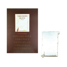 10 Blatt Urkundenblock