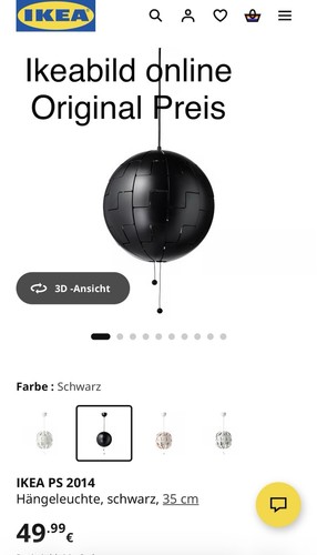 Hängeleuchte ikea 2014 - ps,