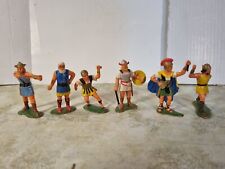 6 Aufstellfiguren Wikinger und Römer von Elastolin