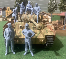 6 Figuren Panzerbesatzung  DAK