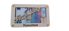 Geldgeschenk Geburtstag Holz |