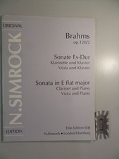 Johannes Brahms : op. 120/2 -