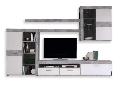 Lowboard wohnwand set - tv-lowboard, wohnwand-set