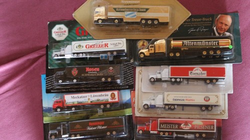 Brauerei und werbetrucks - und,