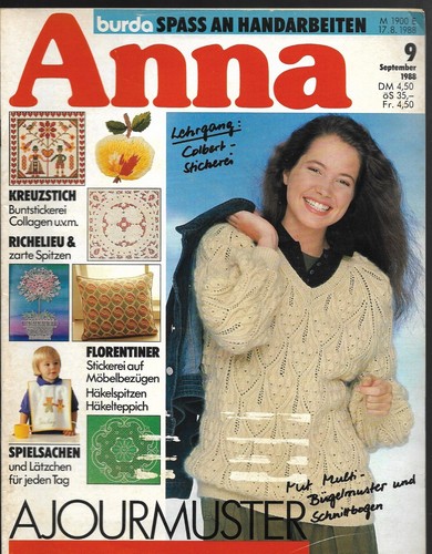Handarbeitsheft anna 88 - anna, 09/88