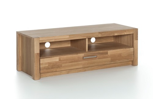 Tisch wildeiche teilmassiv - tv,