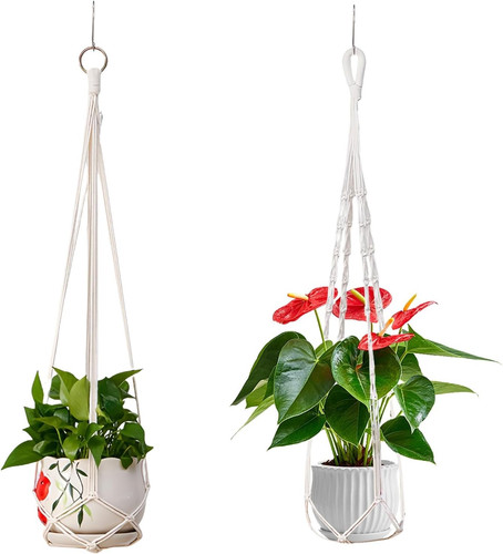 Stück makramee blumenampel - 2,