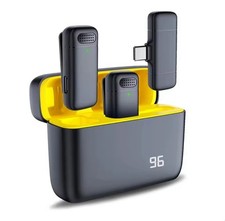 🎤 Kabelloses Lavalier-Mikrofon mit Type-C – Stereo & Geräuschunterdrückung ✨NEU